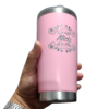 Termo de 20 oz con Tapa Antiderrame y Personalización un Color