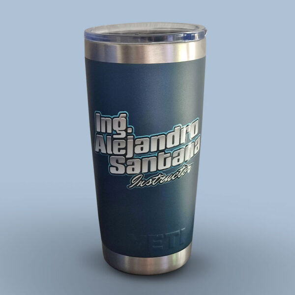Termo de 20 oz con Tapa Antiderrame y Personalización a Todo Color
