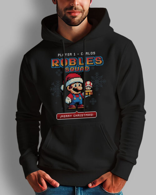 Sudadera de Navidad PixelArt – ¡Dale estilo retro a tu outfit!