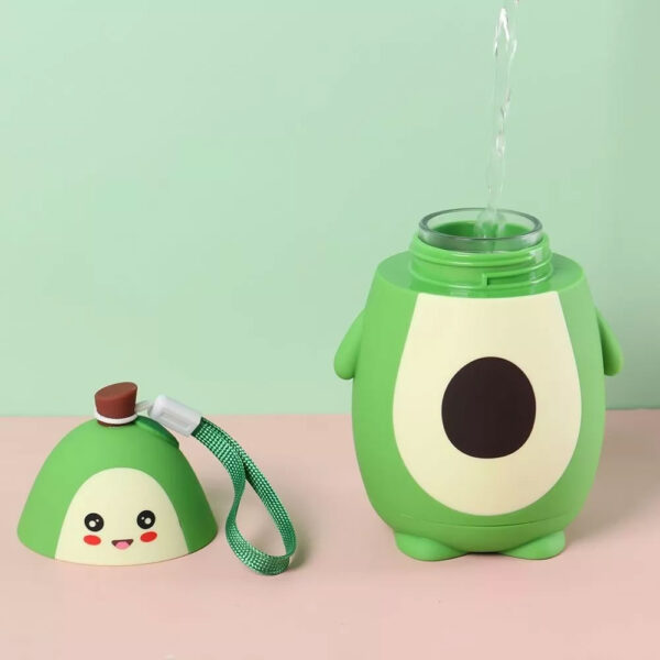 Termo Portátil de Aislamiento en Vidrio en Forma de Aguacate
