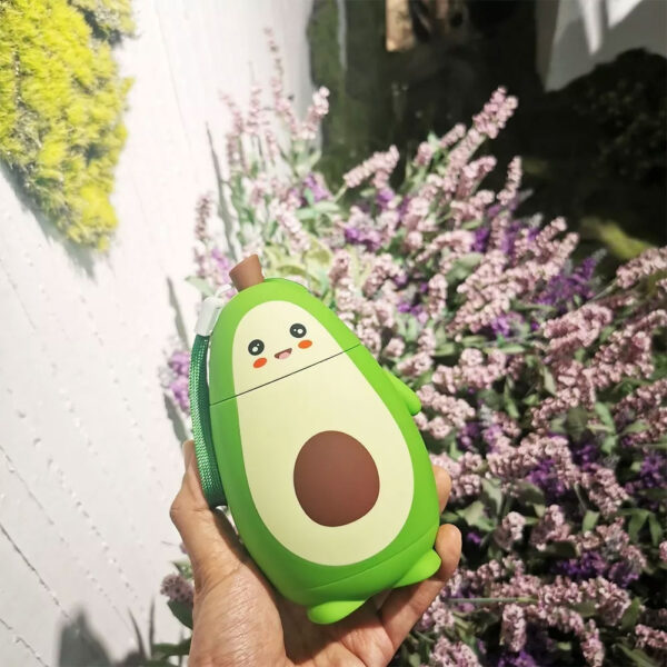 Termo Portátil de Aislamiento en Vidrio en Forma de Aguacate