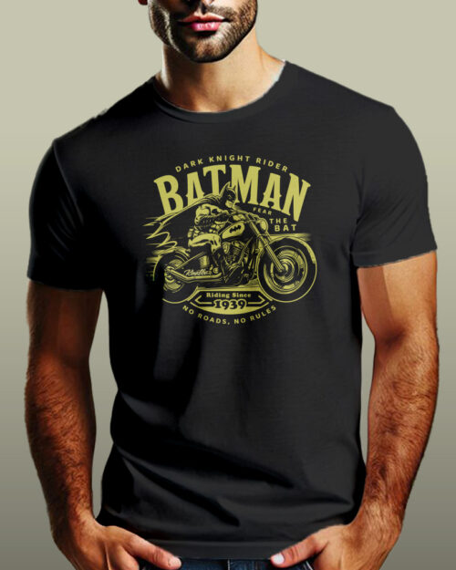 Playera Batman en Moto - Diseño Exclusivo Kinalba