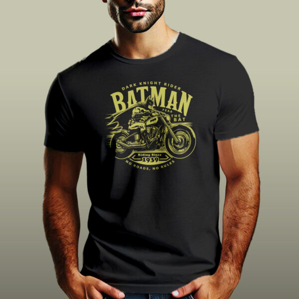 Playera Batman en Moto - Diseño Exclusivo Kinalba