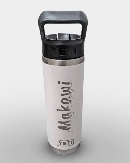 Termo 18oz Personalizado con Grabado Láser – Tapa con Popote