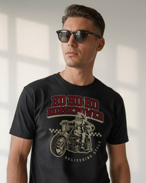 Playera Navidad sobre Ruedas - Diseño Exclusivo Kinalba (Men)