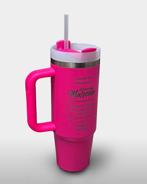 Termo con Asa de 30oz Personalizado - Grabado Láser