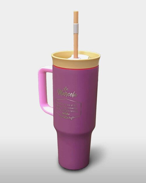 Termo con Asa 40oz Personalizado con Grabado Láser