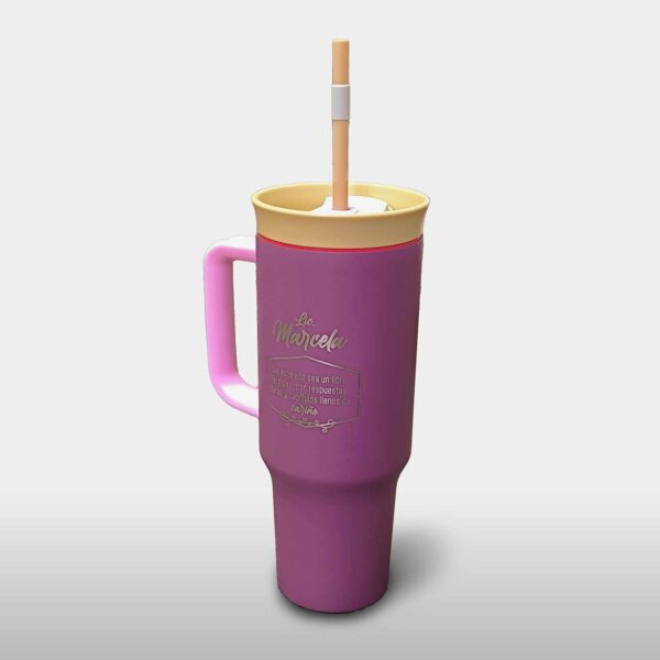 Termo con Asa 40oz Personalizado con Grabado Láser