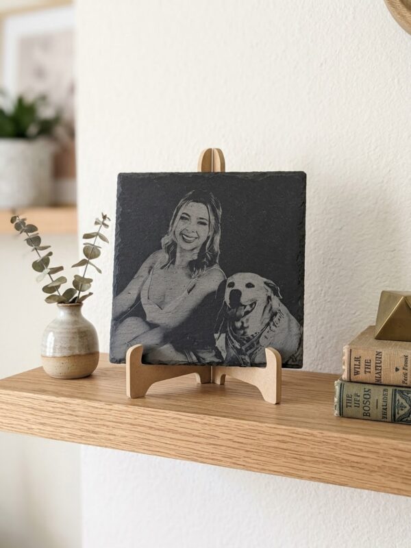 Piedra Natural Grabada Personalizada con Foto o Texto